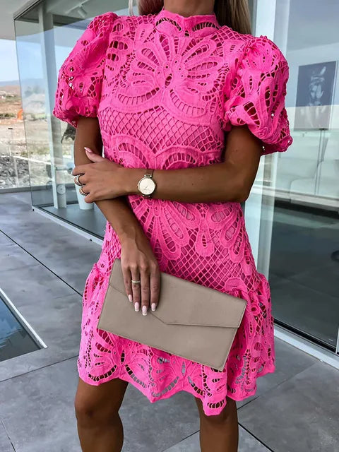 Marisse | Robe En Dentelle Brodée Pour Une Élégance Intemporelle
