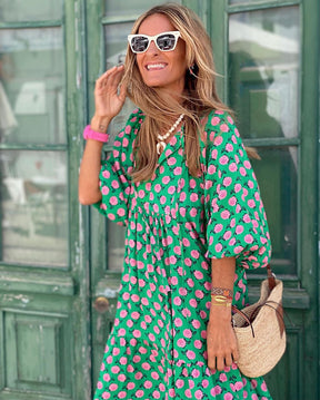 Melissa | Robe Maxi Bohème Avec Décolleté En V