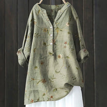 Martha | Blouse Longue Fleurie À Coupe Fluide Et Tissu Aéré