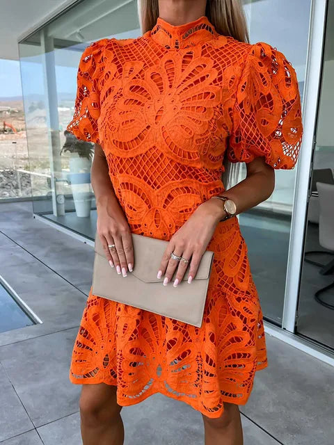 Marisse | Robe En Dentelle Brodée Pour Une Élégance Intemporelle
