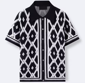 Calvin | Chemise Jacquard À Motif Géométrique