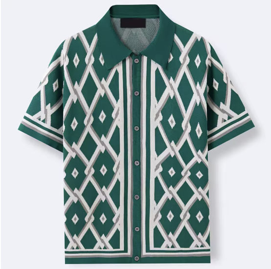 Calvin | Chemise Jacquard À Motif Géométrique