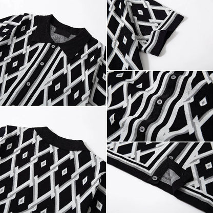 Calvin | Chemise Jacquard À Motif Géométrique