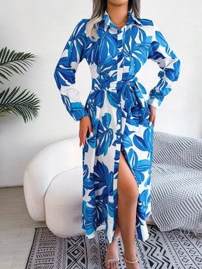 Alba | Robe Chemise à Imprimé Fleuri