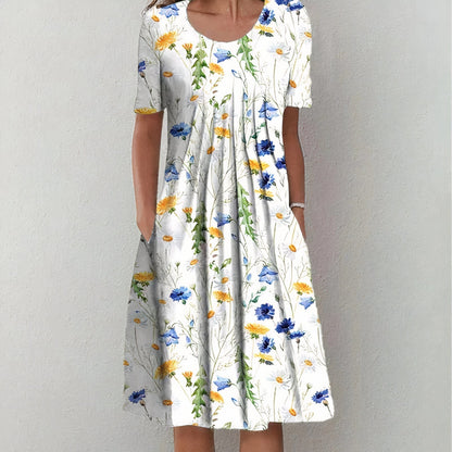 Alix | Robe Longue Fleurie Flatteuse Et Confortable