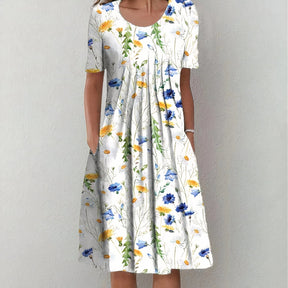 Alix | Robe Longue Fleurie Flatteuse Et Confortable
