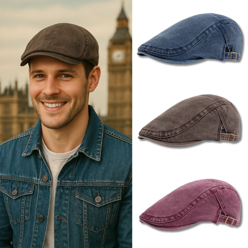 Charles | Casquette Plate Vintage Et Confortable