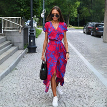 Susanne | Robe Élégante À Col En V