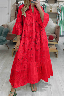 Colette | Robe En Dentelle À Coupe Fluide Pour Une Élégance Estivale