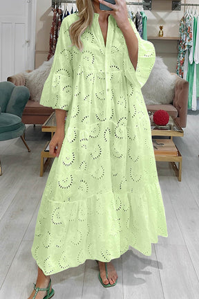 Colette | Robe En Dentelle À Coupe Fluide Pour Une Élégance Estivale