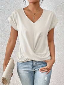 Éloïse | T-shirt Col Cœur décontracté