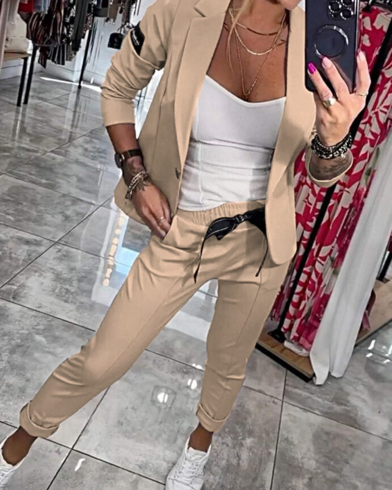 Malou | Ensemble Top, Veste Et Pantalon 