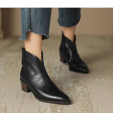 Bottines Britaniques à Talon Moyen - Piedis LTD Bottines Britaniques à Talon Moyen 0 Piedis LTD Velours Noir Plus / 35 Piedis LTD 0