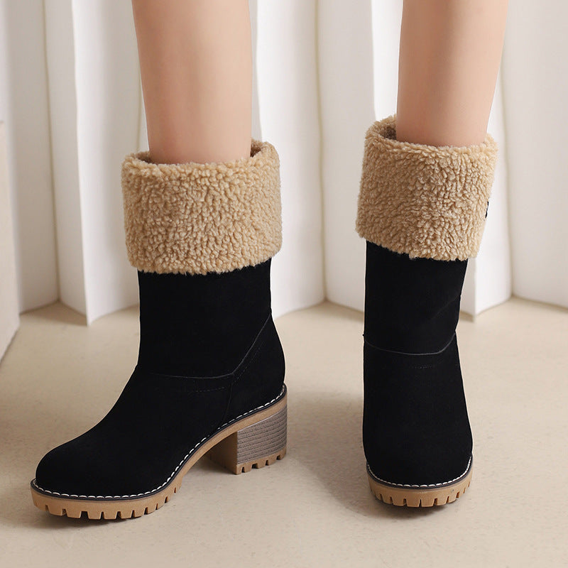 Bottes Femme Suédé Basse Personnalité Mode - Piedis LTD Bottes Femme Suédé Basse Personnalité Mode 0 Piedis LTD Noir / 34 Piedis LTD 0