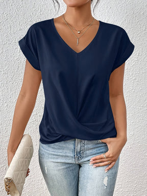 Éloïse | T-shirt Col Cœur décontracté