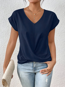Sophie - T-shirt décontracté à Col Cœur