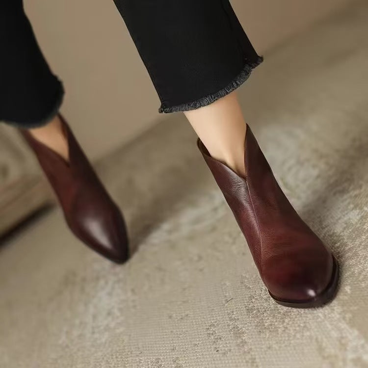Bottines Britaniques à Talon Moyen - Piedis LTD Bottines Britaniques à Talon Moyen 0 Piedis LTD Velours Noir Plus / 35 Piedis LTD 0