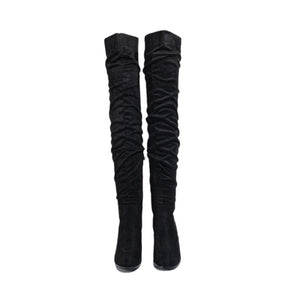 Bottes Hautes Élastiques en Daim pour Femme - Piedis LTD Bottes Hautes Élastiques en Daim pour Femme 0 Piedis LTD Abricot / 35 Piedis LTD 0