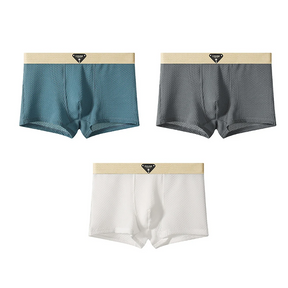 Flex | Lot De 3 Boxers En Soie Glacée Ultra Confortables