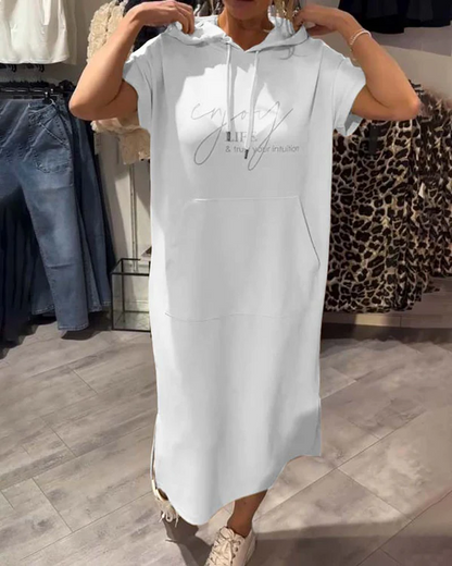 Saskia | Robe Décontractée À Capuche Pour Tous Les Jours