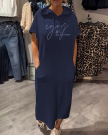 Saskia | Robe Décontractée À Capuche Pour Tous Les Jours