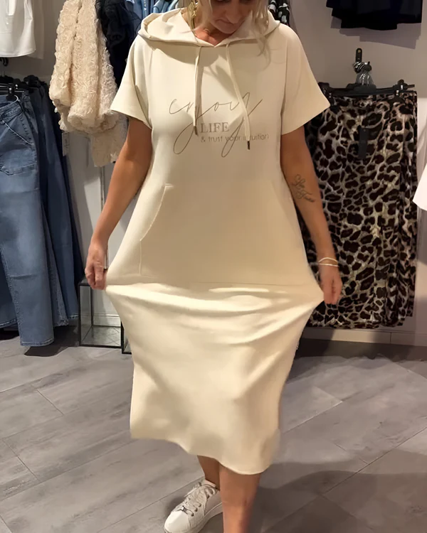 Saskia | Robe Décontractée À Capuche Pour Tous Les Jours