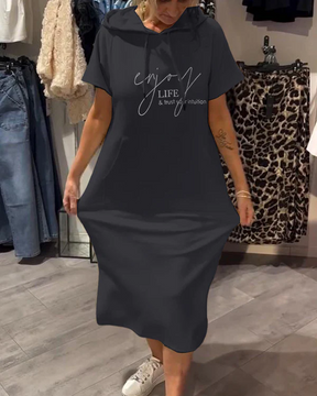 Saskia | Robe Décontractée À Capuche Pour Tous Les Jours