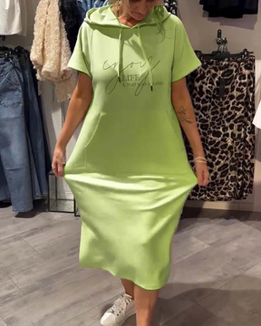 Saskia | Robe Décontractée À Capuche Pour Tous Les Jours