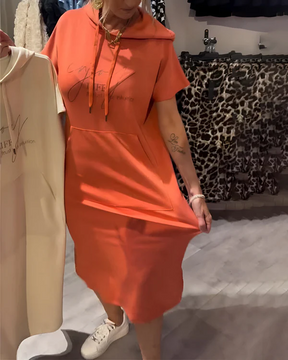 Saskia | Robe Décontractée À Capuche Pour Tous Les Jours