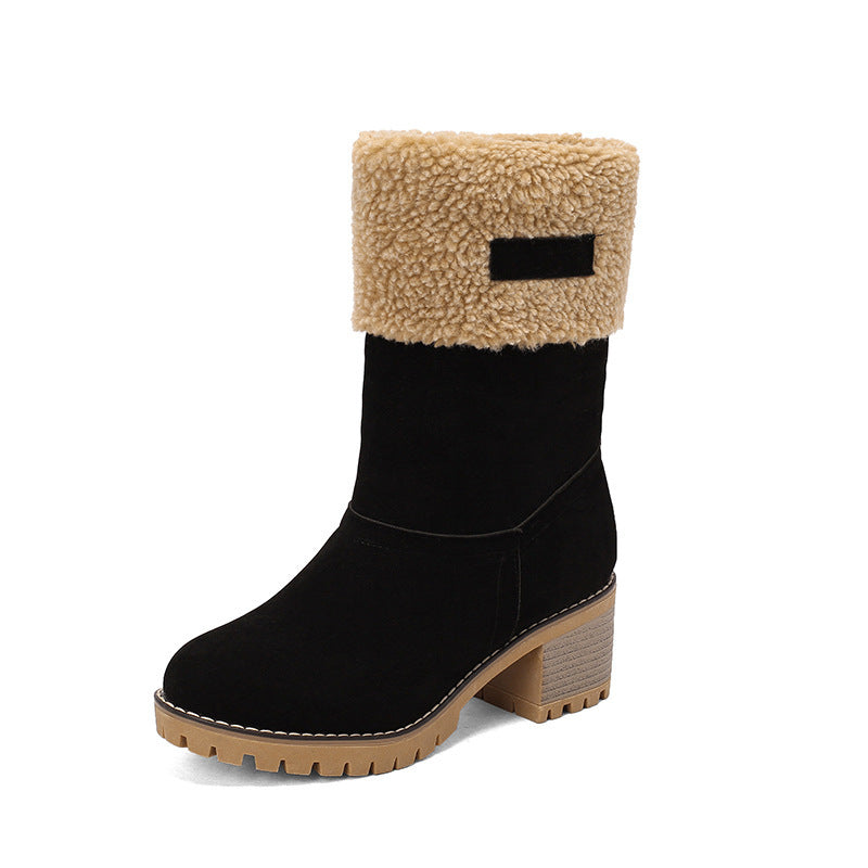 Bottes Femme Suédé Basse Personnalité Mode - Piedis LTD Bottes Femme Suédé Basse Personnalité Mode 0 Piedis LTD Noir / 34 Piedis LTD 0