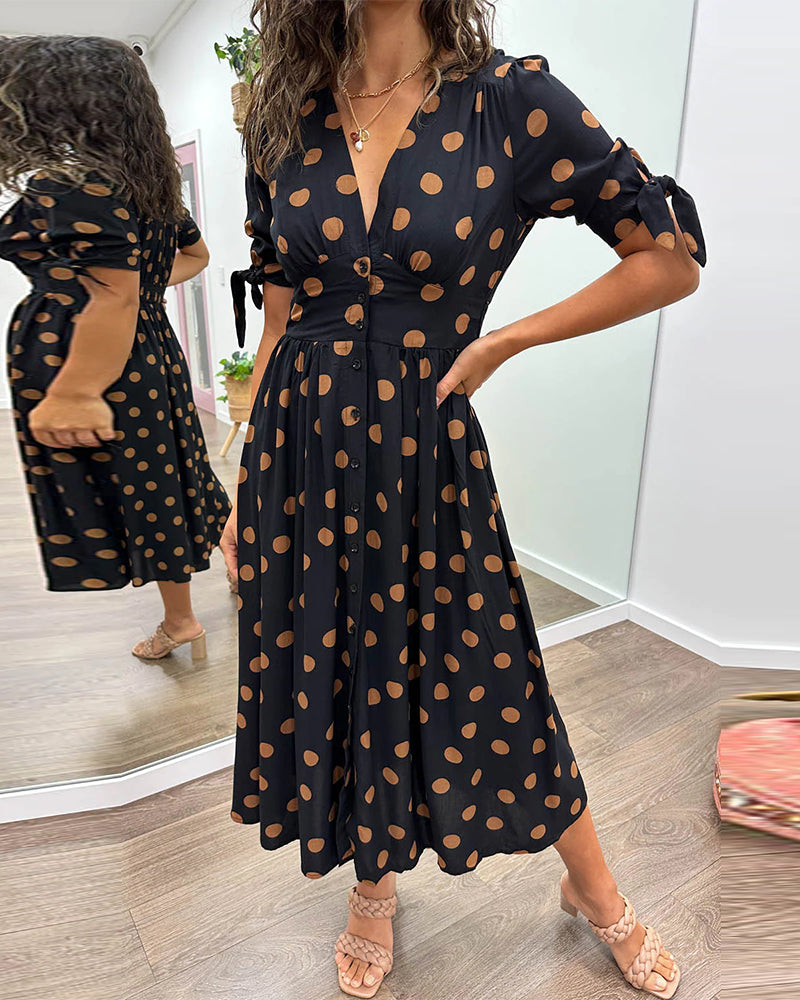 Mariz | Robe À Pois Élégante Et Féminine