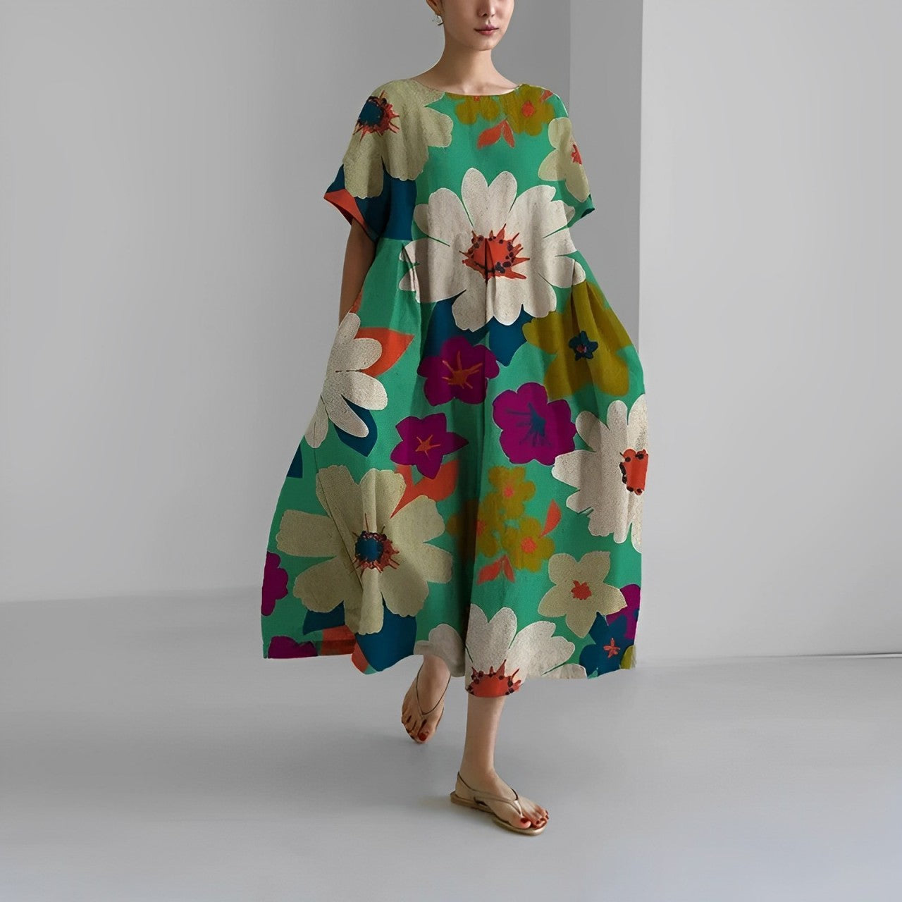 Amelia | Robe Bohème À Fleurs