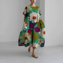 Amélie | Robe Bohème À Fleurs