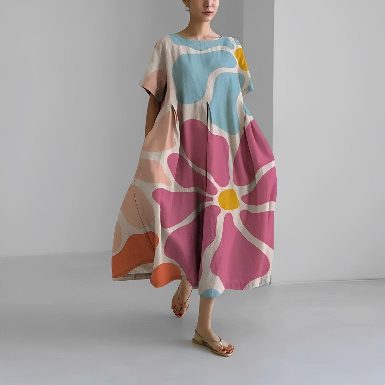 Amelia | Robe Bohème À Fleurs