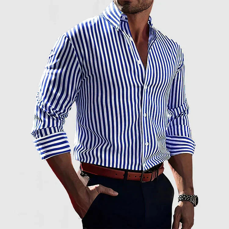 Isaac | Chemise Rayée Élégante Pour Homme