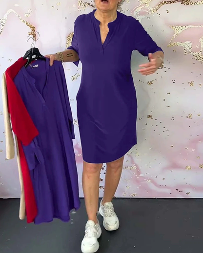 Orlane | Robe élégante à col V