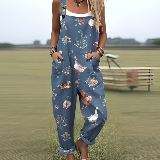 Gillian | Combinaison Fleurie Vintage Pour Un Confort Léger Et Un Style Élégant