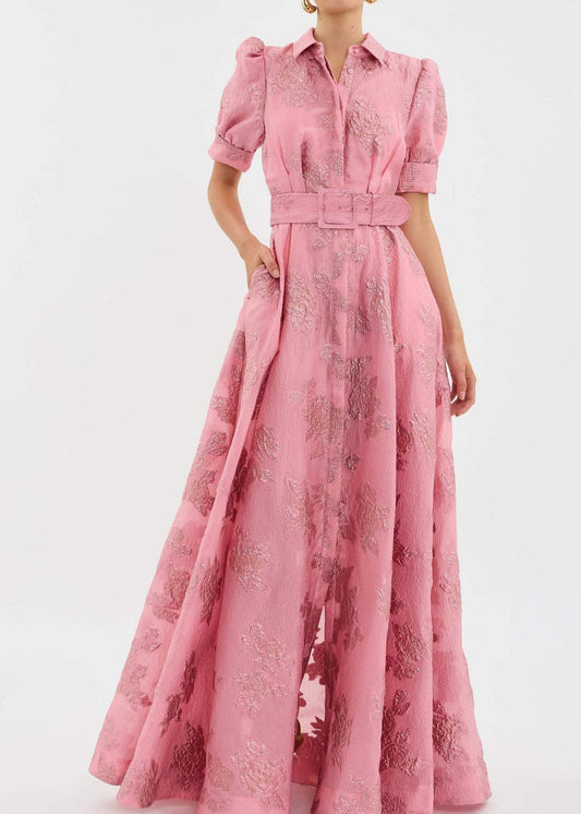 Maelina | Robe Designer À Motif Floral Et Silhouette Élégante