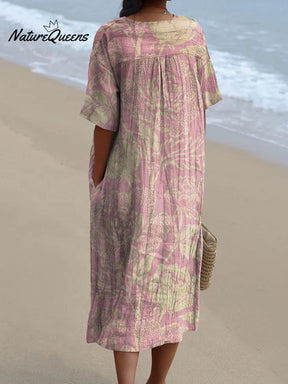 Melinda | Robe Vintage En Coton À Imprimé Floral