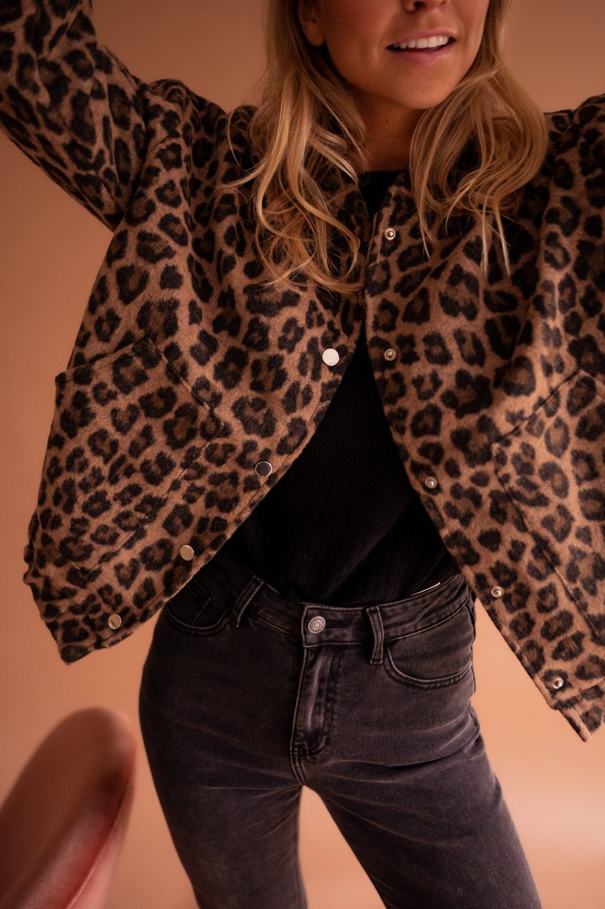 Veste Bomber Léopard