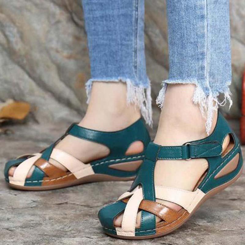Shari | Sandales Orthopédiques Au Style Vintage