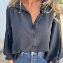 Jamaica | Blouse Classique À Manches Longues Et Coupe Épurée