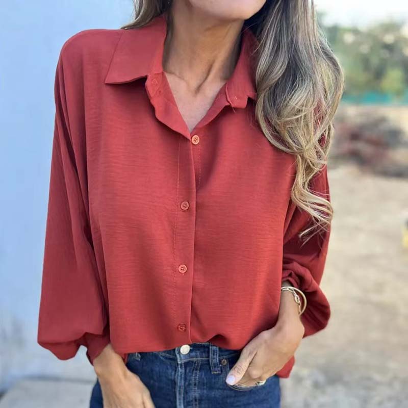 Jamaica | Blouse Classique À Manches Longues Et Coupe Épurée