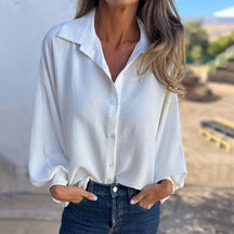 Jamaica | Blouse Classique À Manches Longues Et Coupe Épurée
