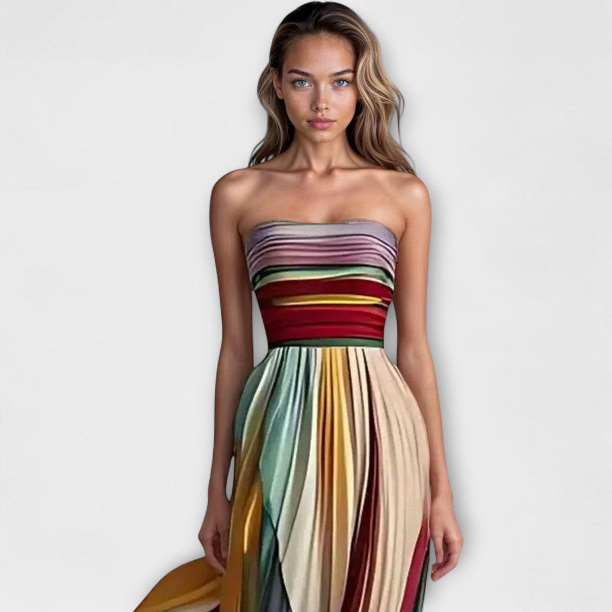 Liora | Robe Longue Élégante En Tissu Premium Doux