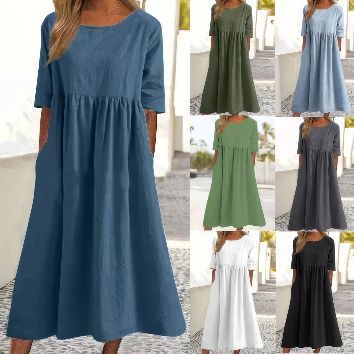 Élodie | Robe Trapèze Polyvalente Et Confortable