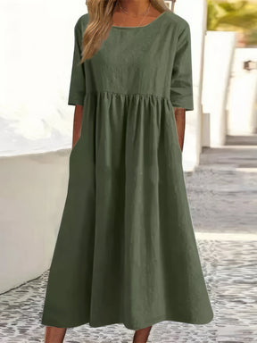 Élodie | Robe Trapèze Polyvalente Et Confortable